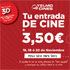 descuento gratis entrada cine