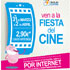 fiesta cine descuento gratis entradas