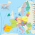 pide mapa de miembros de la UE gratis y guia de viaje de Europa 2020