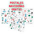 postales de navidad gratis de Andy Rementer